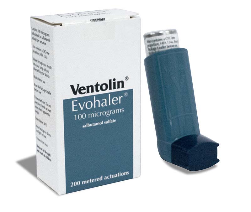 Ventolin asthma inhaler